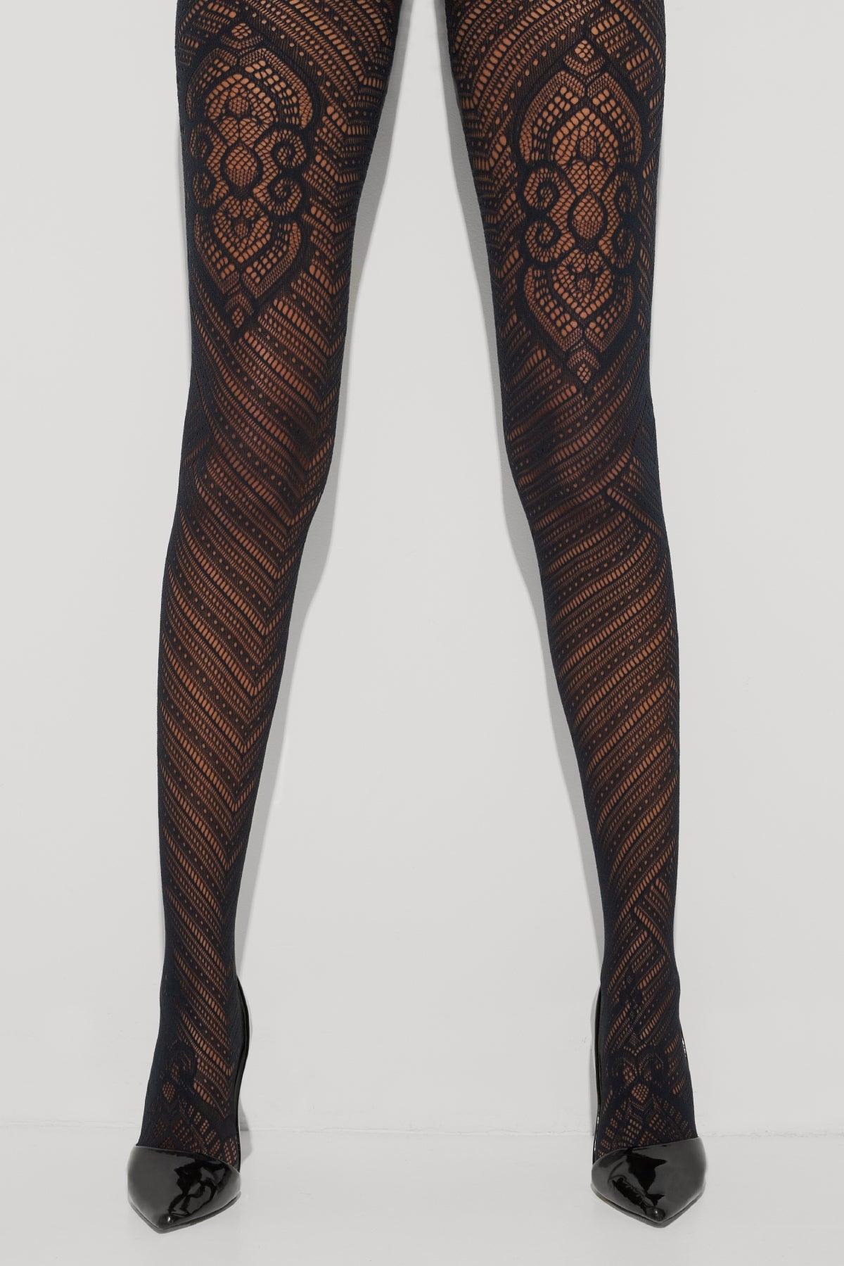 Floral Lace Tights