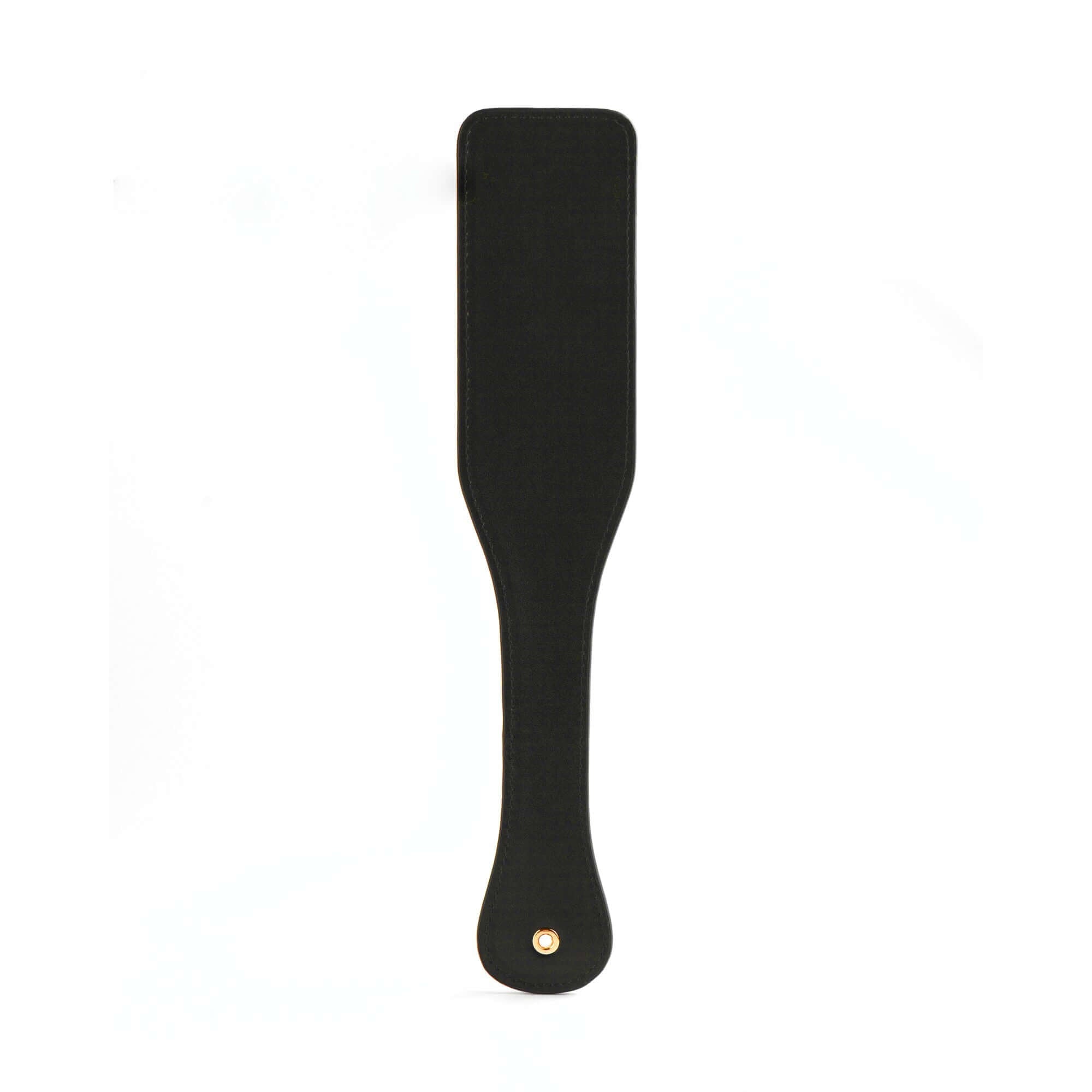 Bitch! Black Leather Spanking Paddle