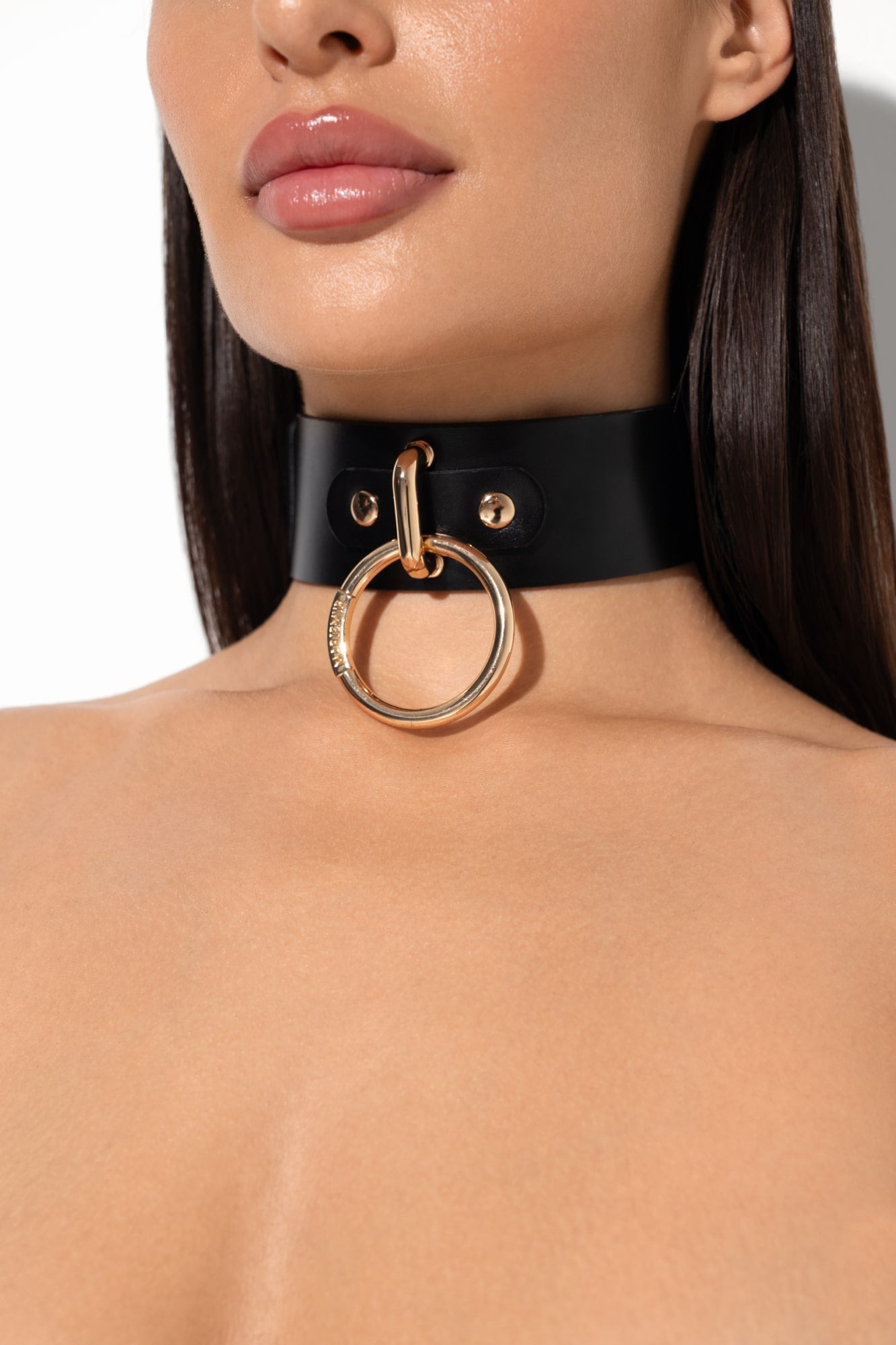 Sabi Leather Collar in Black